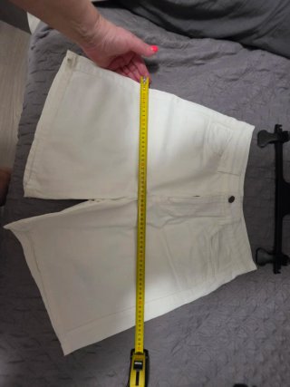 Pantalón corto vaquero blanco