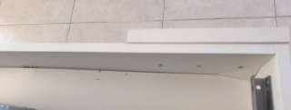 Mesa de centro blanca abatible