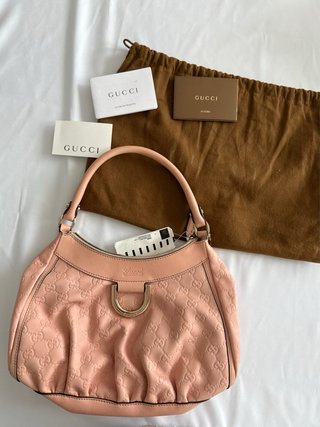 Bolso Gucci Abbey D-Ring Vintage Rosa