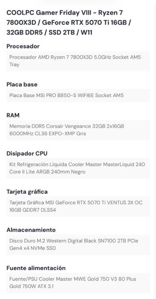 Set up Gaming Alta gama
