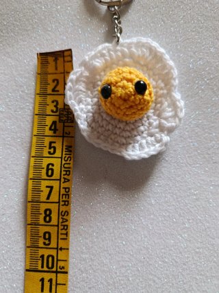Portachiavi uncinetto uovo crochet egg Djo