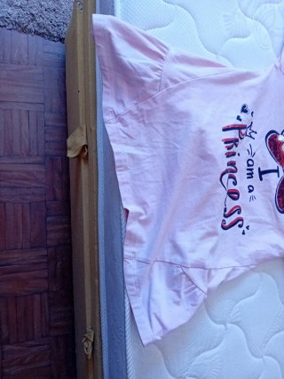 Camiseta Vestido Manga Larga Niña