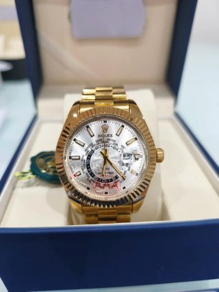 Reloj Rolex Oro Blanco Esfera Blanca