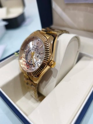 Reloj Rolex Oro Blanco Esfera Blanca