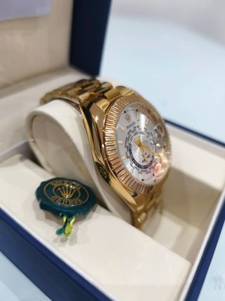 Reloj Rolex Oro Blanco Esfera Blanca