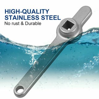 Llave purga radiador acero inoxidable 5x5 mm