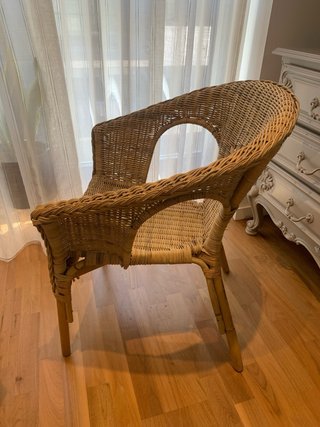 sillon ratan bambu
