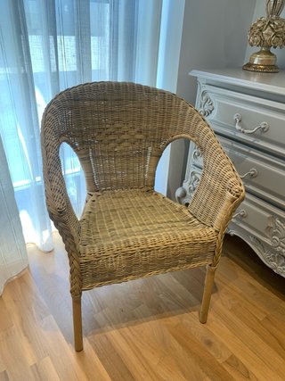 sillon ratan bambu