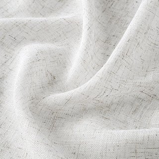 Cortinas de lino grueso cruzado beige 140x245cm