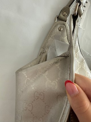 Bolso Vintage Gucci Jackie Bouvier Oro/Plata