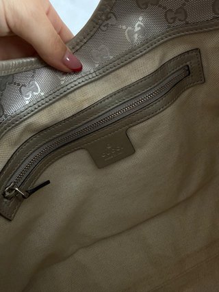 Bolso Vintage Gucci Jackie Bouvier Oro/Plata