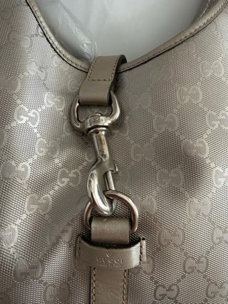 Bolso Vintage Gucci Jackie Bouvier Oro/Plata