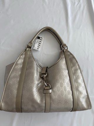 Bolso Vintage Gucci Jackie Bouvier Oro/Plata