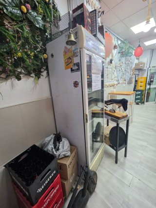 Congelador vertical cristal 204cm