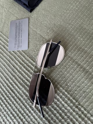 Gafas Dior Split Aviador Azul y Plata