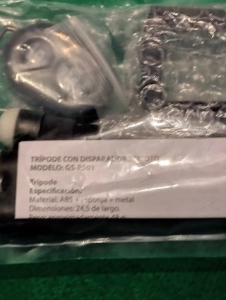 Trípode Flexible con Disparador Remoto GS-PS01