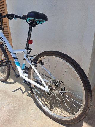 Bicicleta BTwin Original 100 Blanca