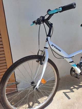 Bicicleta BTwin Original 100 Blanca