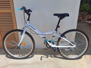 Bicicleta BTwin Original 100 Blanca