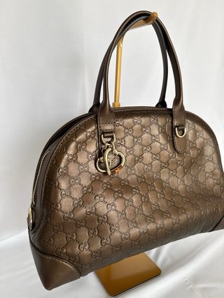 Bolso Gucci Lovely Dome Vintage Marrón/Dorado