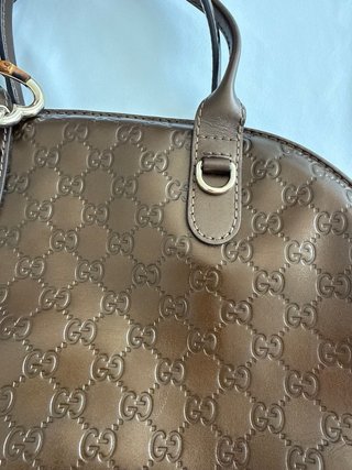 Bolso Gucci Lovely Dome Vintage Marrón/Dorado
