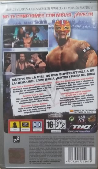 WWE Smackdown vs Raw 2007 Platinum PSP