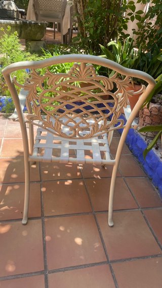 Mesa y 2 Sillas Terraza Cristal y Metal