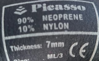 Chaqueta Picasso 7mm Talla 3 (ML)