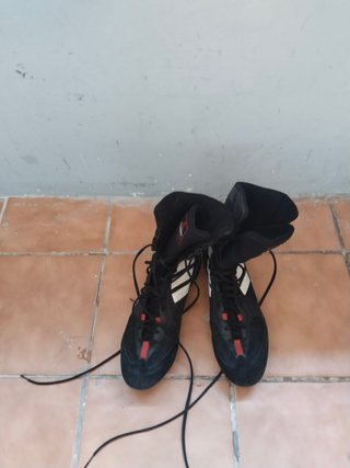 Zapatillas Adidas Hombre Negras Rojas