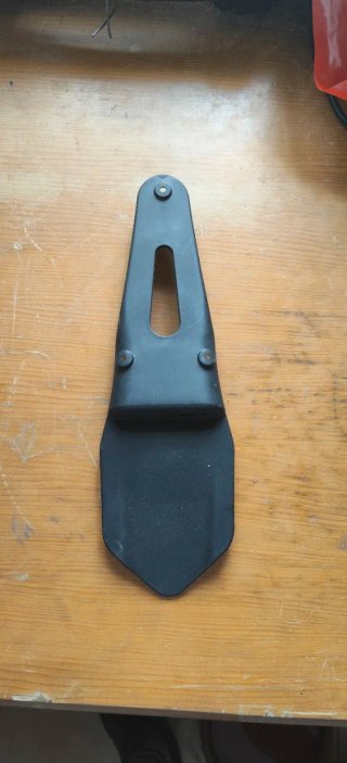 Porta matrícula negro