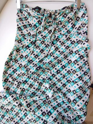 Vestido largo palabra de honor talla 36