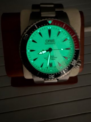 Reloj Oris Titanium Full Lume. 300 m. Como nuevo.