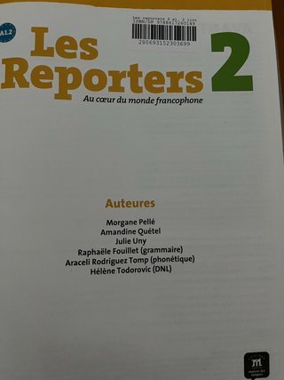 Libro de Frances Les Reporters 2