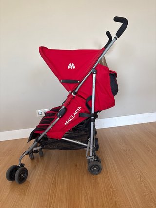 Maclaren Twin Triumph Silla Gemelar Roja
