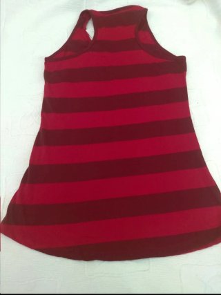 Camiseta de tirantes a rayas