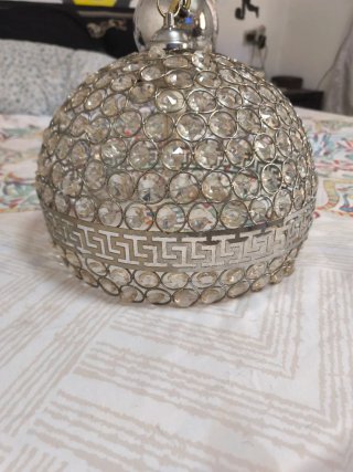 Lámpara colgante cristal estilo Versace