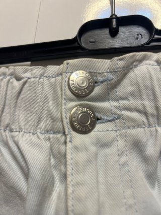 Vaqueros cortos azul clarito