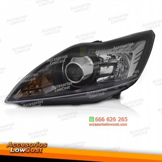 FARO XENON LADO IZQUIERDO NEGRO TYC PARA FORD FOC