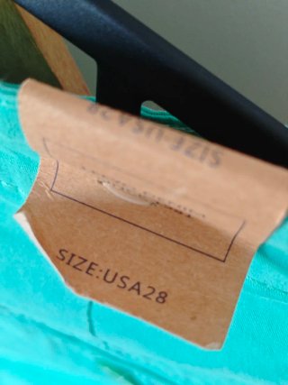 Leeyo Jeans Shorts Verdes Hombre