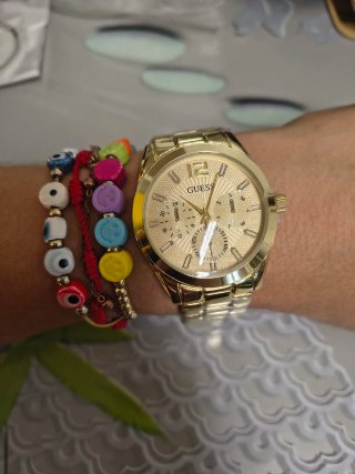 Reloj Guess Mujer Rosa y Plateado