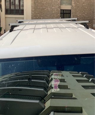 2 barres sostre CRUZ Alumini AF138 + kit fixació