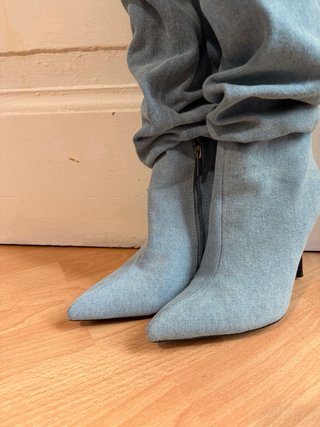 Botas de tacón alto jean