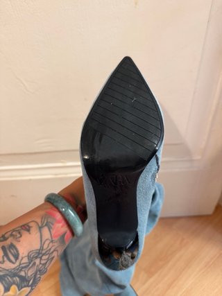 Botas de tacón alto jean