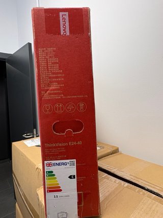Monitor Lenovo ThinkVision E24-40 Negro