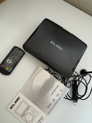 DVD portátil ELBE con antena