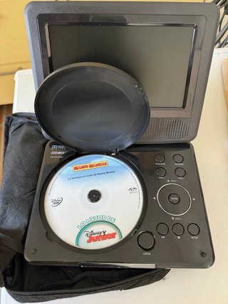DVD portátil ELBE con antena