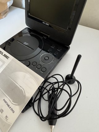DVD portátil ELBE con antena
