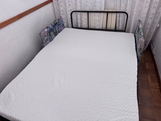 Sofá Cama Floral, y topper viscolástico