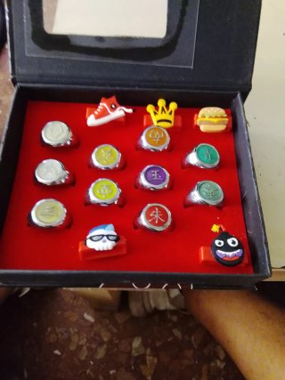 Colección Naruto: Figuras y Anillos