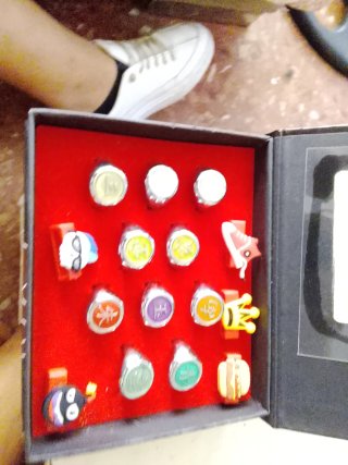 Colección Naruto: Figuras y Anillos